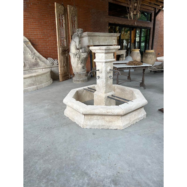 More information coming soon… This French octagonal center fountain has been hand-carved from 14 pieces of limestone. The...