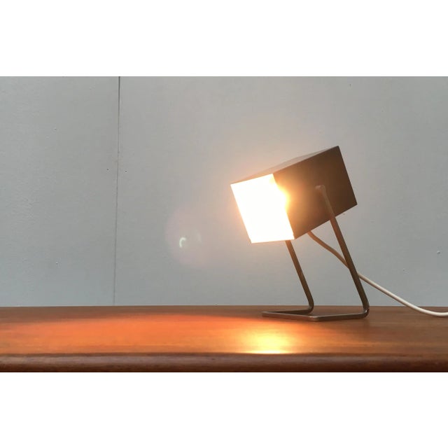 German Mid-Century Cube Table Lamp from Kaiser Idell Leuchten For Sale - Image 16 of 18