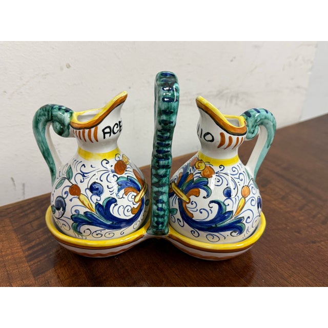 Italian Ceramica Ericina Rita Italia Pottery, Set of Eight For Sale - Image 3 of 12