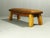 Wood Leather Gym Bench, 1950s For Sale - Image 7 of 8