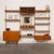 Mid-Century Modern 1960s Vintage Kai Kristiansen Teak Wall System W/Two-Door Cabinet For Sale - Image 3 of 11