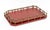 Modern Brass Galleried Wood Serving Trays, 2 For Sale In New York - Image 6 of 8