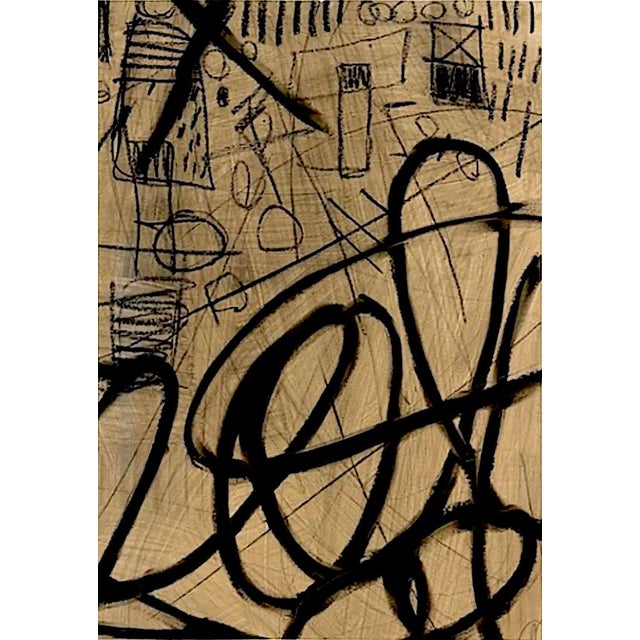 Traditional Continuous Line I – IV by Murray Duncan 2026, Set of Four Original Mixed Media Works on Paper For Sale - Image 3 of 6