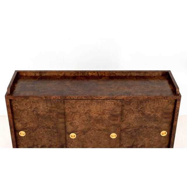 Early 21st Century Karol Cylwik X Poritz & Studio Burl Wood Credenza For Sale - Image 5 of 9