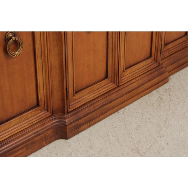 Century Marble Top Cherry Credenza Sideboard For Sale - Image 13 of 18