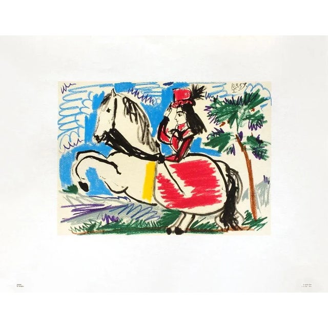 1961 La Cavalière Print After Pablo Picasso For Sale