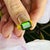 2010s Natural Tourmaline Diamond Ring 14 Y Gold 6.15 TCW Certified For Sale - Image 5 of 11
