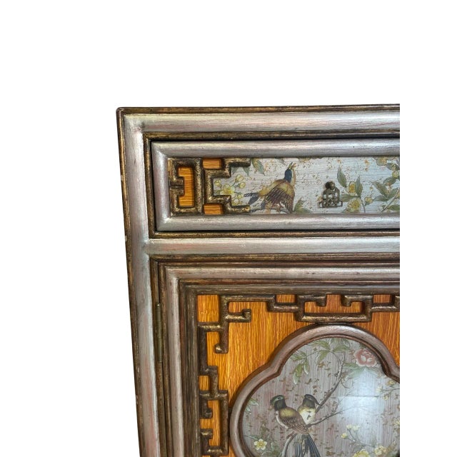 Chinoiserie chest with beautiful, intricate details Very well made and sturdy What an eye catching piece that is stylish...