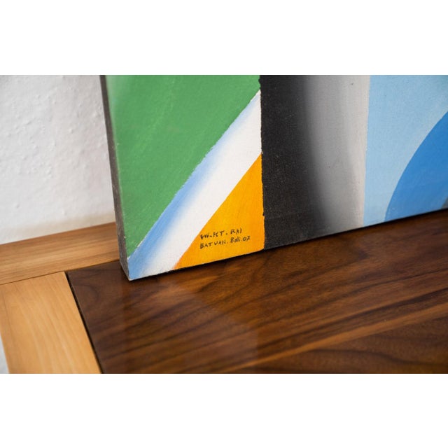 Red Abstract Composition, 2000, Acrylic on Canvas For Sale - Image 8 of 16