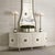 White Regency Glam 77" Console Cabinet For Sale - Image 8 of 8