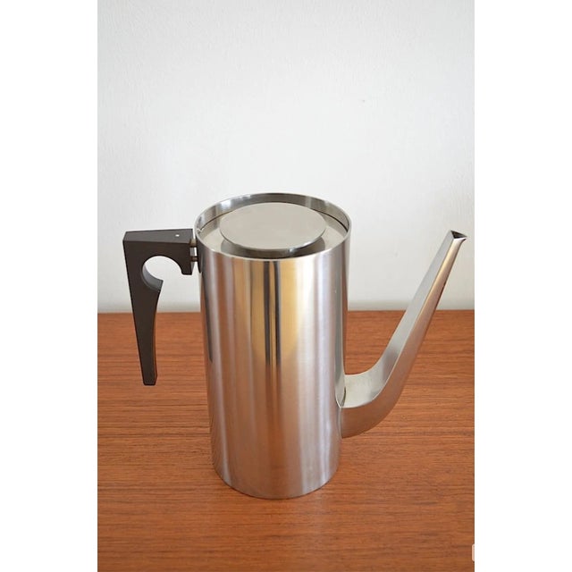 Coffee pot by Danish designer Arne Jacobsen in an early version by Stelton. - Very early version in collaboration with...