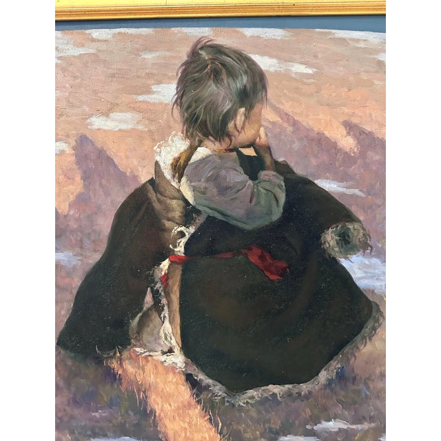 A oil painting on canvas by Dau Shu Bin, created in 2004 and signed in Chinese characters at the bottom right. The...