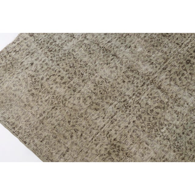 Gray 1950s Gray Anatolian Handknotted Wool Carpet For Sale - Image 8 of 9