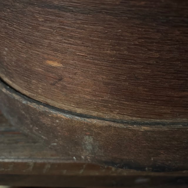 1910s Extra Large Antique Cheese Box/Storage Box W/Lid For Sale - Image 5 of 10