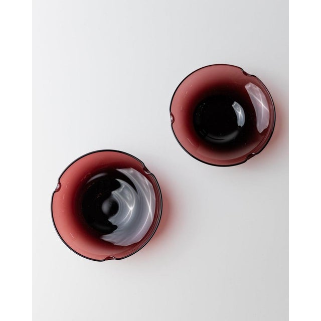 Vintage Murano Glass Ashtrays, Italy, 1970s, Set of 2 For Sale - Image 5 of 11