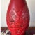 Vintage 12" Hand-Carved Cinnabar Lacquer Vase - Large Landscape & Pine Tree For Sale - Image 4 of 10