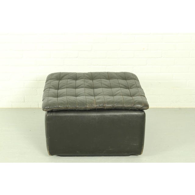 DS-11 Modular Lounge Set in Black Leather from de Sede, 1970s, Set of 3 For Sale - Image 11 of 18