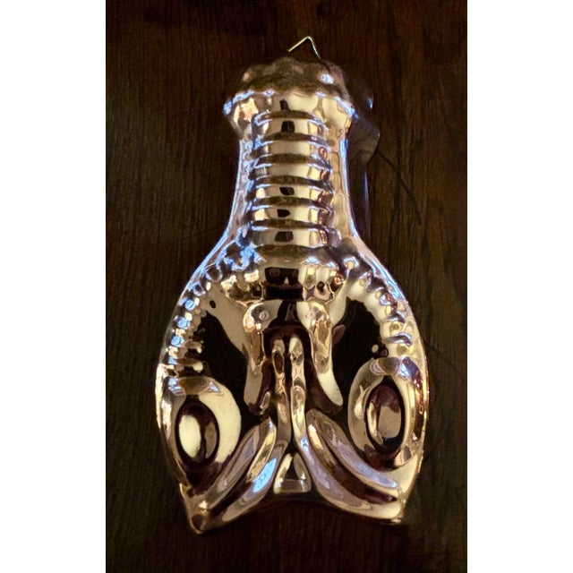 Traditional Pair of Late 20th Century Small Lobster Copper Food Molds For Sale - Image 3 of 4