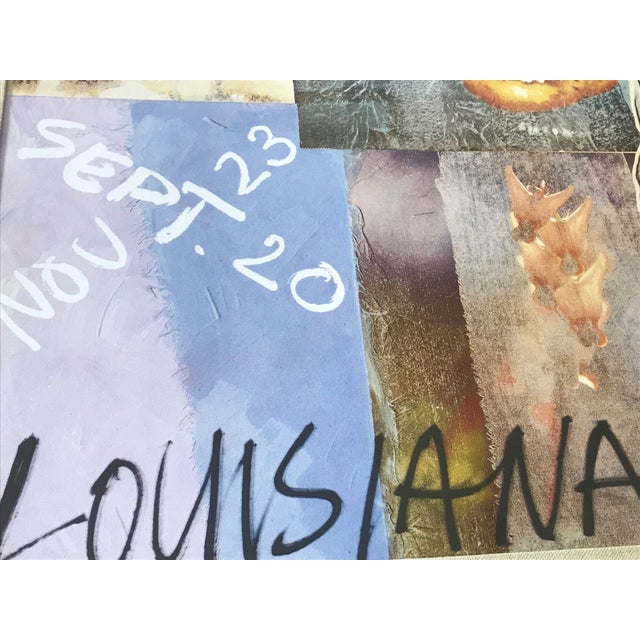 Paper After Robert Rauschenberg Exhibition Print, Denmark 1980, Framed For Sale - Image 7 of 7