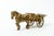 Bronze Horse-Drawn Carriage Sculpture with Movable Wagon, 1890s For Sale - Image 4 of 5