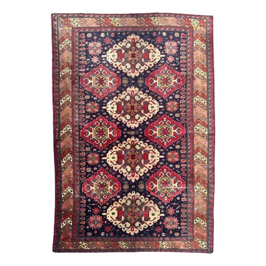 Vintage Caucasian Azerbaijan Rug, 1950s For Sale