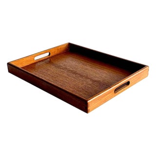 Mid 20th Century Kalmar Teak Wood Tray For Sale