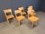 Vintage Oak Dining Chairs, Belgium, 1980s, Set of 6 For Sale - Image 10 of 16