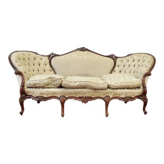 Vintage Used Victorian Sofas Chairish More than 4000 high back couch slipcovers at pleasant prices up to 116 usd fast and free worldwide shipping!