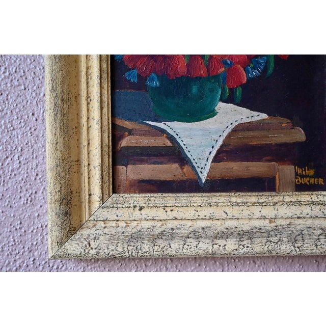 "One of those bouquets of flowers that always sets out in search of a heart and finds only a vase." Romain Gary Oil on...