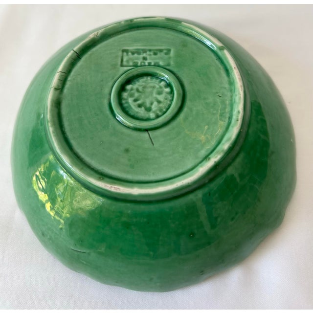 Late 20th Century Vintage Bordallo Pinheiro Cabbage Leaf Dish/Small Bowl For Sale - Image 5 of 6