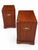1970s 1970s National Mt. Airy Campaign-Style Nightstands — Pair For Sale - Image 5 of 11