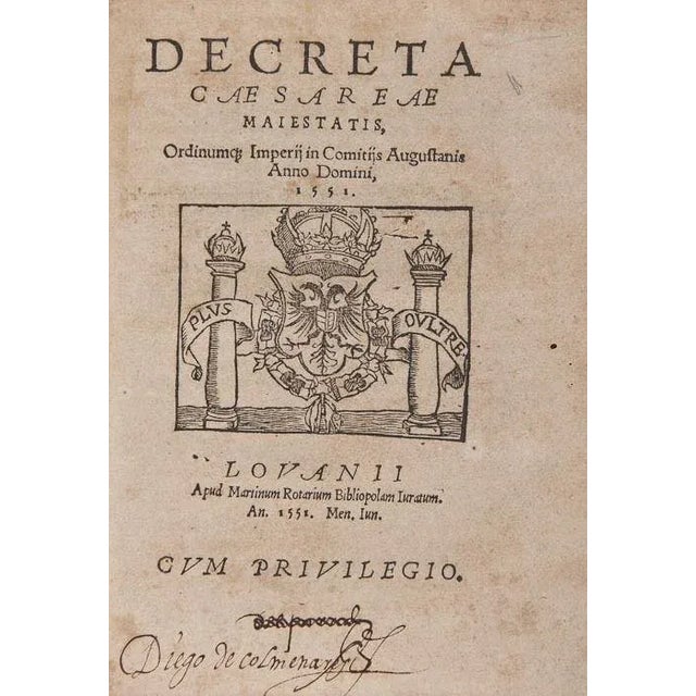Title: Decreta Caesareae Maiestatis, Ordinumque Imperii in Comitiis Augustanis Author: Charles V (Holy Roman Emperor,...