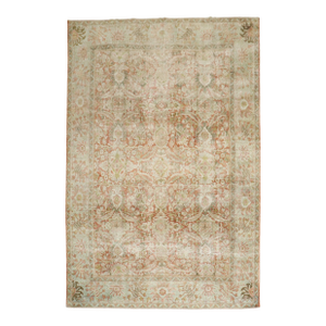 Antique Zabihi Collection Worn Persian Mahal Rug