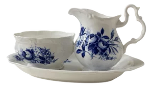Vintage Royal Albert Connoisseur Creamer, Open Sugar and Tray - Set of 3