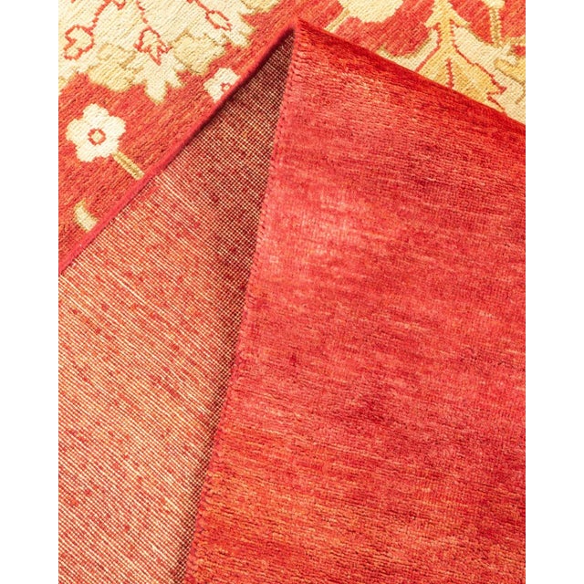 Vintage Traditional Hand Knotted Wool Area Rug, Red - 7'10" X 10'4" For Sale In New York - Image 6 of 9