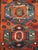 Antique Caucasian Kazak Rug, Hand-Knotted Wool Pile, Geometric Design, Red & Blue, 5' x 7' For Sale In Chicago - Image 6 of 12