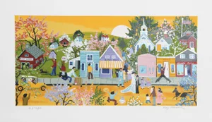 Kay Ameche, Blair's Corner, Serigraph