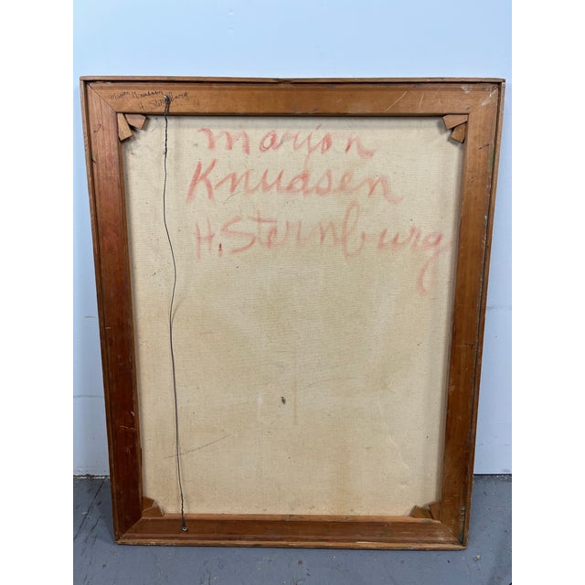 Mid Century Still Life Painting Marion Knudsen For Sale In New York - Image 6 of 7