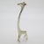 Vintage Italian Handmade Genuine Silver Giraffe Figurine, 1980s For Sale - Image 13 of 13