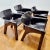 Mid-Century Modern Italian Gaudi Chairs by Vico Magistretti for Artemide, 1970s, Set of 4 For Sale - Image 3 of 13
