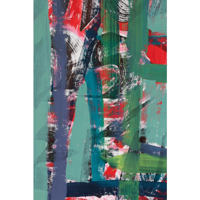 "B R E A K F A S T / (Eating) the Same Thing Every Day" Large Acrylic Painting by Simon Findlay For Sale - Image 11 of 12