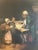 Textile American Primitave School Oil Painting on Canvas, 19th Century For Sale - Image 7 of 12