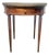 French 19th Century Louis XVI Mahogany Oval Bouillotte Marble Top Side Table For Sale