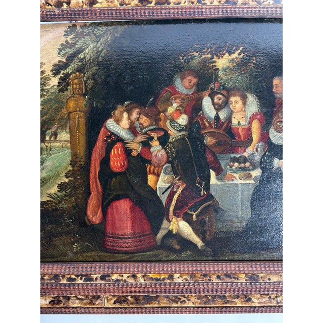 Renaissance Attributed to David Vinckboons (1576-1629), 17th-century Flemish School, Oil on panel For Sale - Image 3 of 6