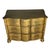 Ethan Allen Ethan Allen Serpentine Chest in Original Metallic Silver-Gold Finish For Sale - Image 4 of 13