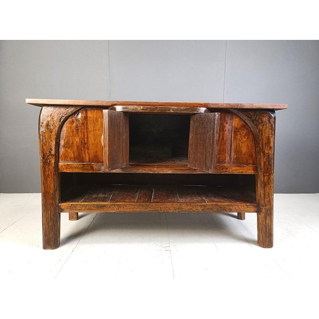 Vintage Golden Sunburst Mirror, 1960s For Sale - Image 9 of 11