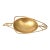 Vintage Mid Century Modern Abstract Sculptural Brass Bird Bowl Hand Hammered Hand Wrought For Sale