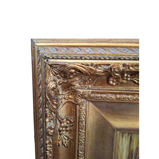 Modern Franco Rispoli, Neapolitan School Female Portrait, 1979, Oil on Canvas, Framed For Sale - Image 3 of 9