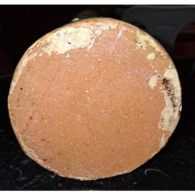 Large Glazed Stoneware Vase by Haut 49, 1960s For Sale - Image 4 of 8
