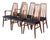 Vintage MCM Niels Koefoed Teak “Eva” Dining Chairs - Set of 6 For Sale